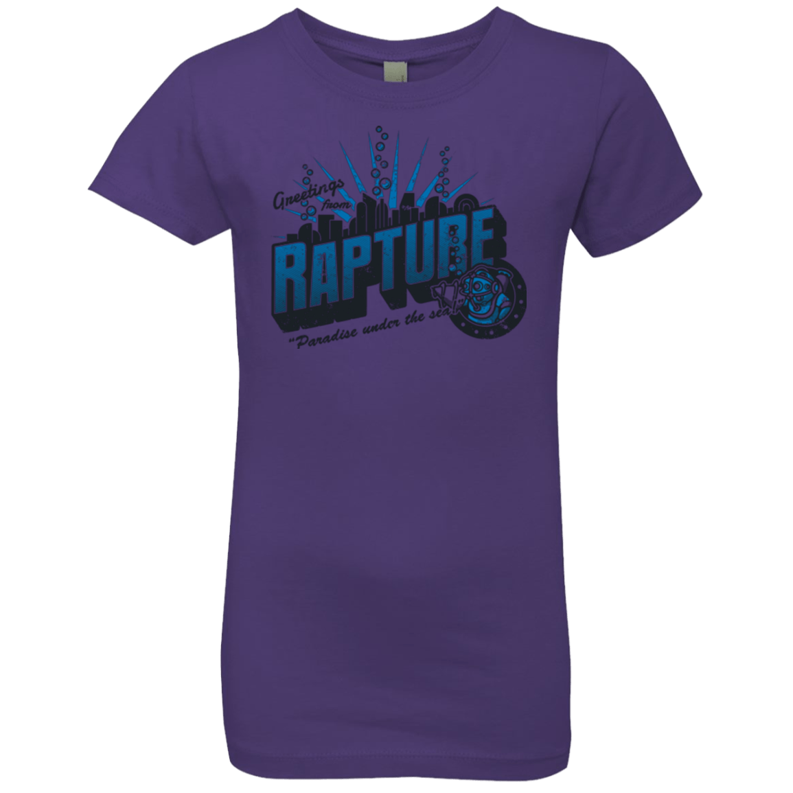 T-Shirts Purple Rush / YXS Greetings from Rapture Girls Premium T-Shirt
