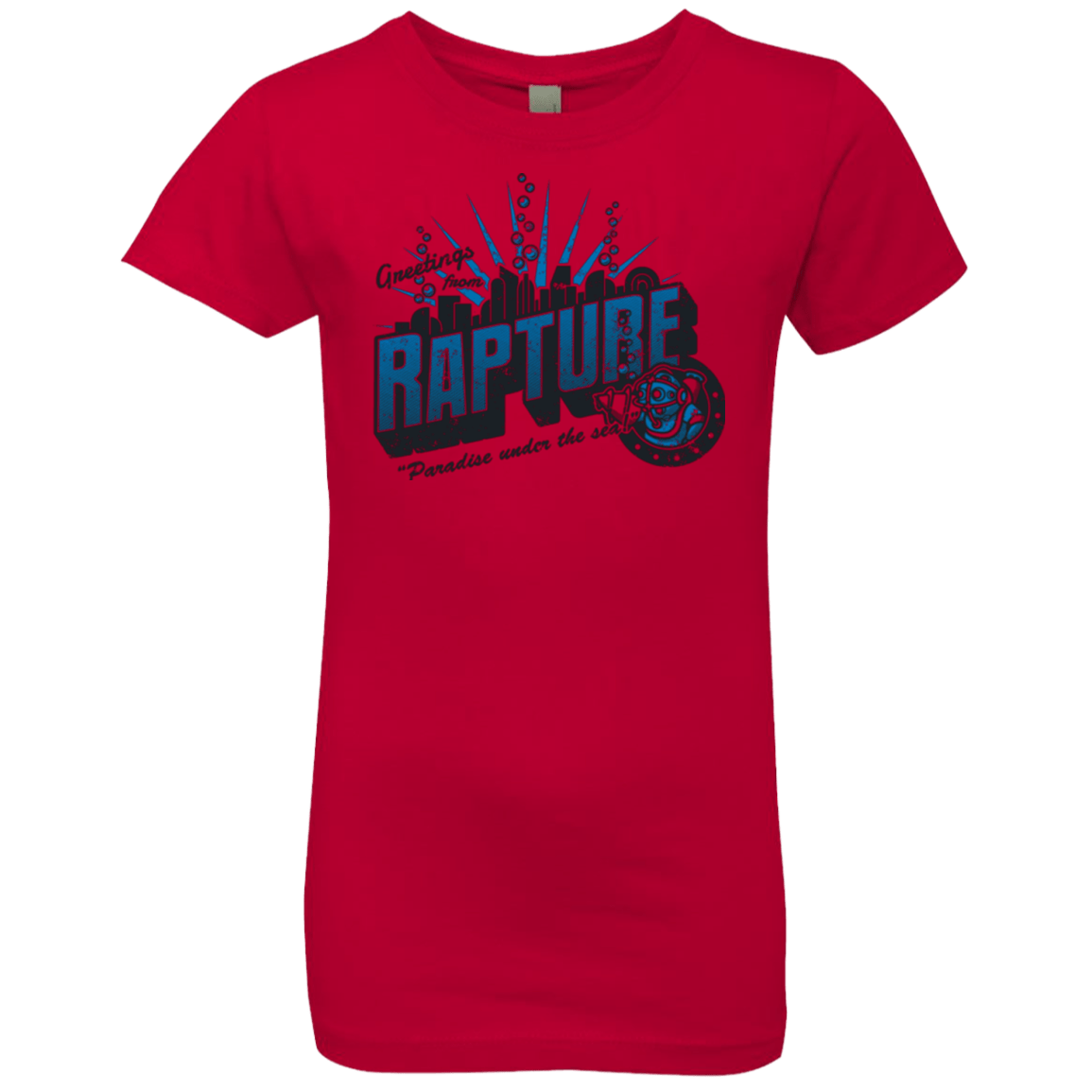 T-Shirts Red / YXS Greetings from Rapture Girls Premium T-Shirt