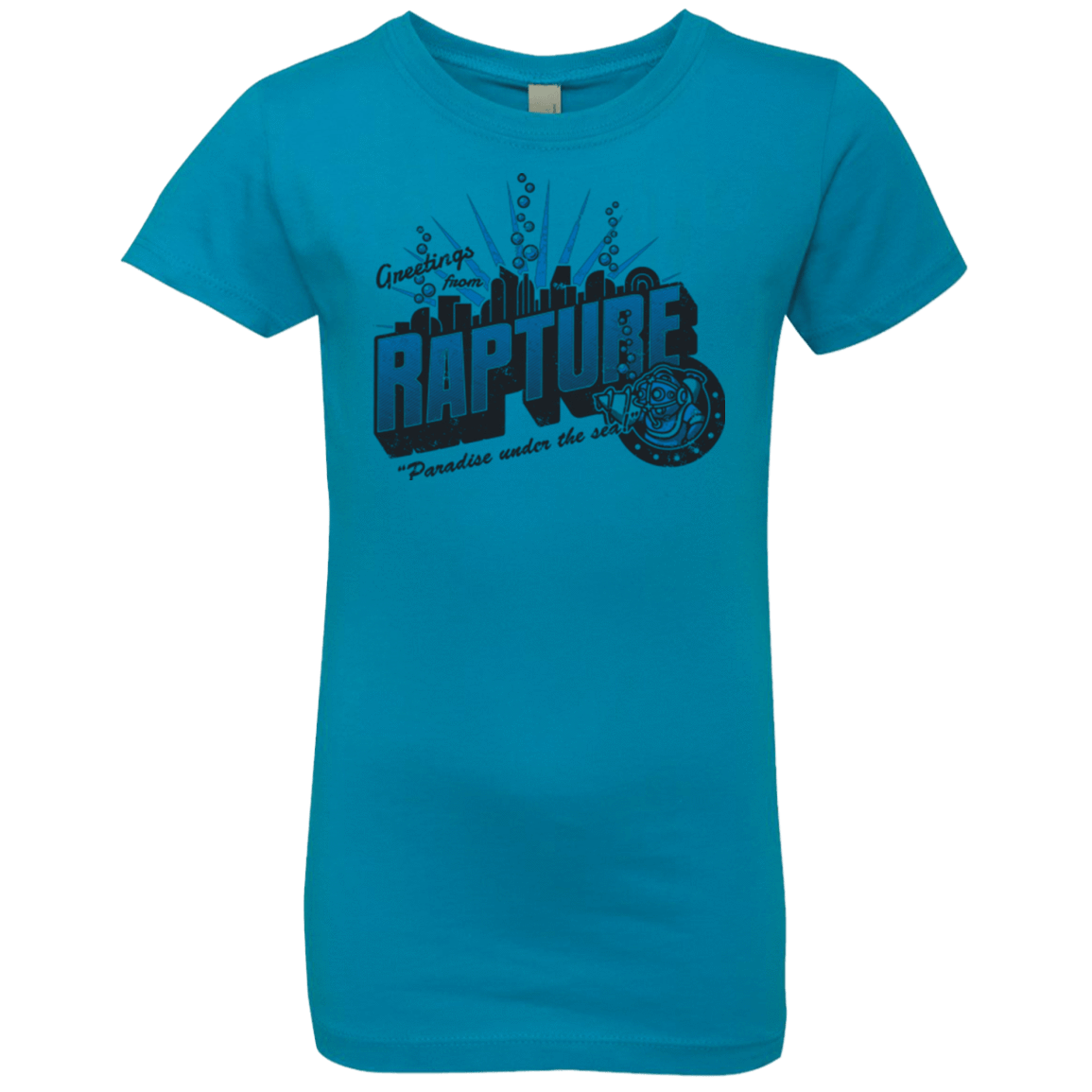 T-Shirts Turquoise / YXS Greetings from Rapture Girls Premium T-Shirt