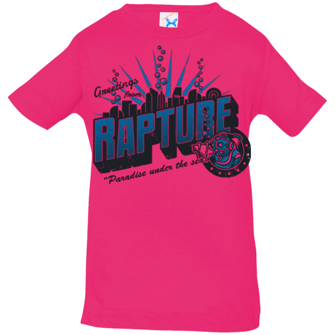 T-Shirts Hot Pink / 6 Months Greetings from Rapture Infant Premium T-Shirt