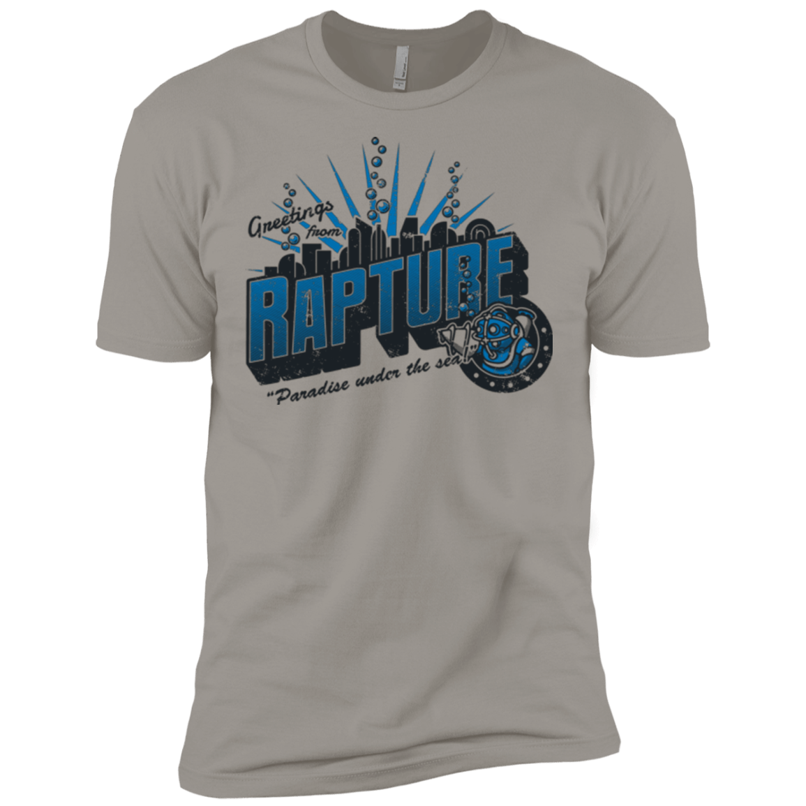 T-Shirts Light Grey / X-Small Greetings from Rapture Men's Premium T-Shirt