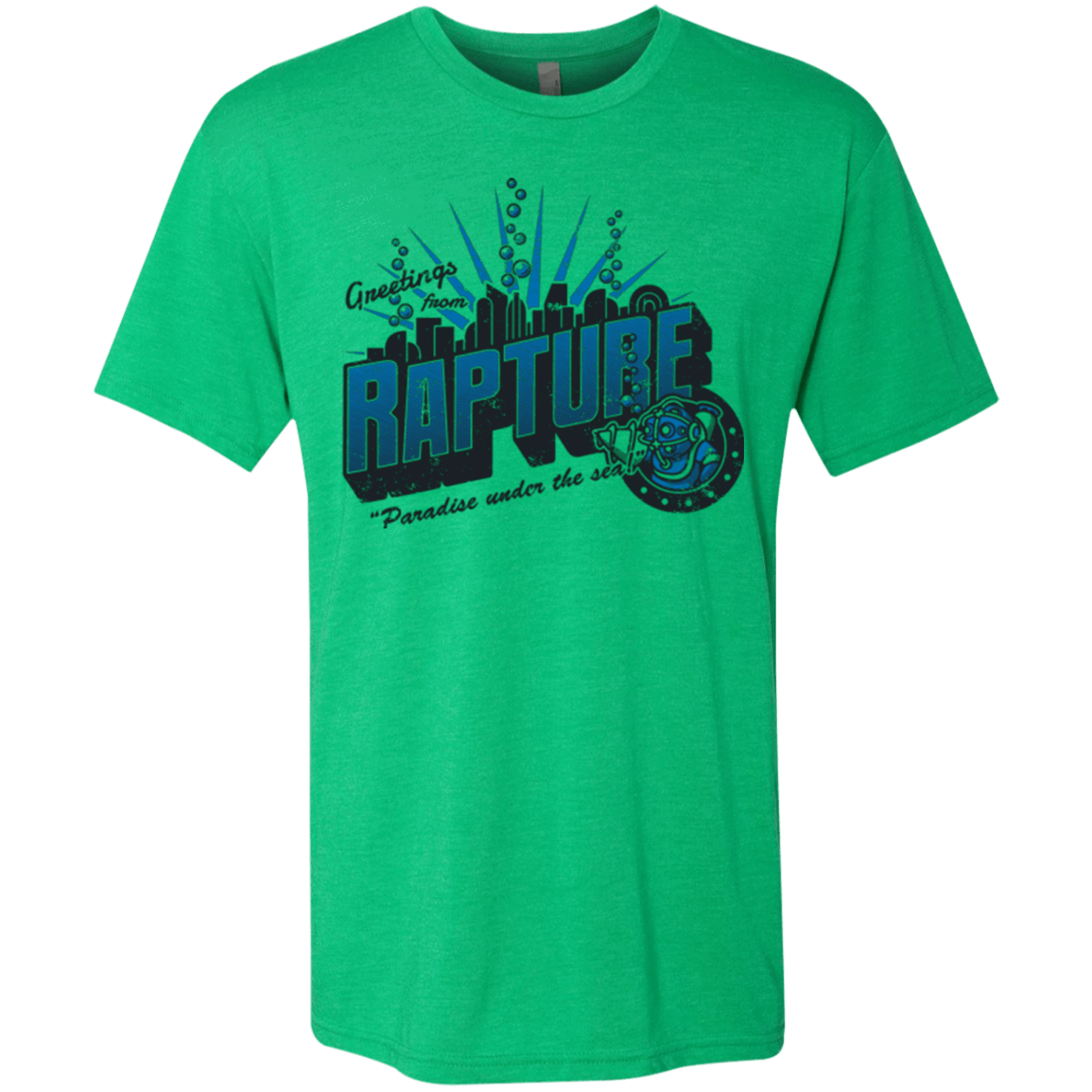 T-Shirts Envy / Small Greetings from Rapture Men's Triblend T-Shirt