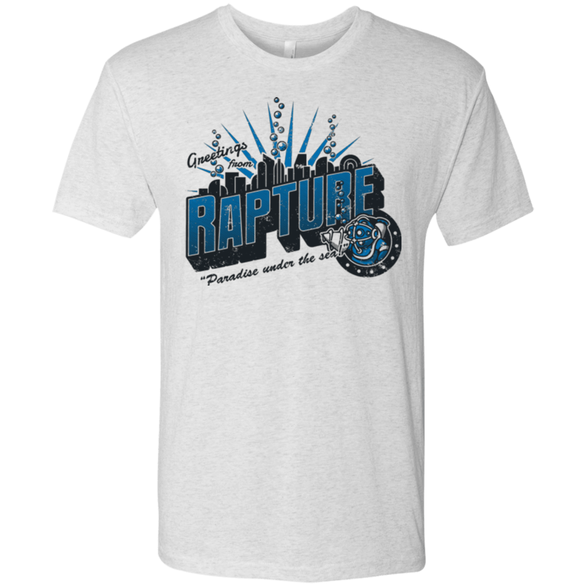 T-Shirts Heather White / Small Greetings from Rapture Men's Triblend T-Shirt
