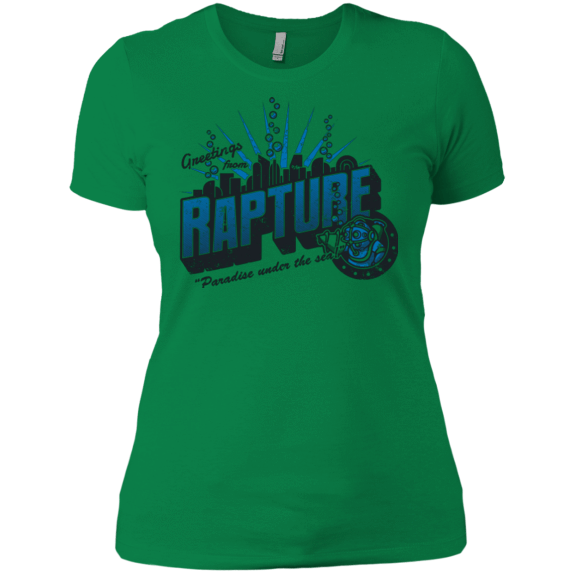 T-Shirts Kelly Green / X-Small Greetings from Rapture Women's Premium T-Shirt