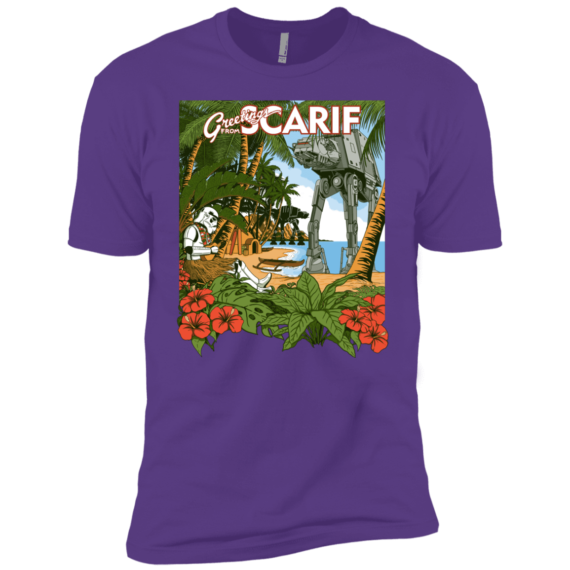 T-Shirts Purple Rush / YXS Greetings from Scarif Boys Premium T-Shirt
