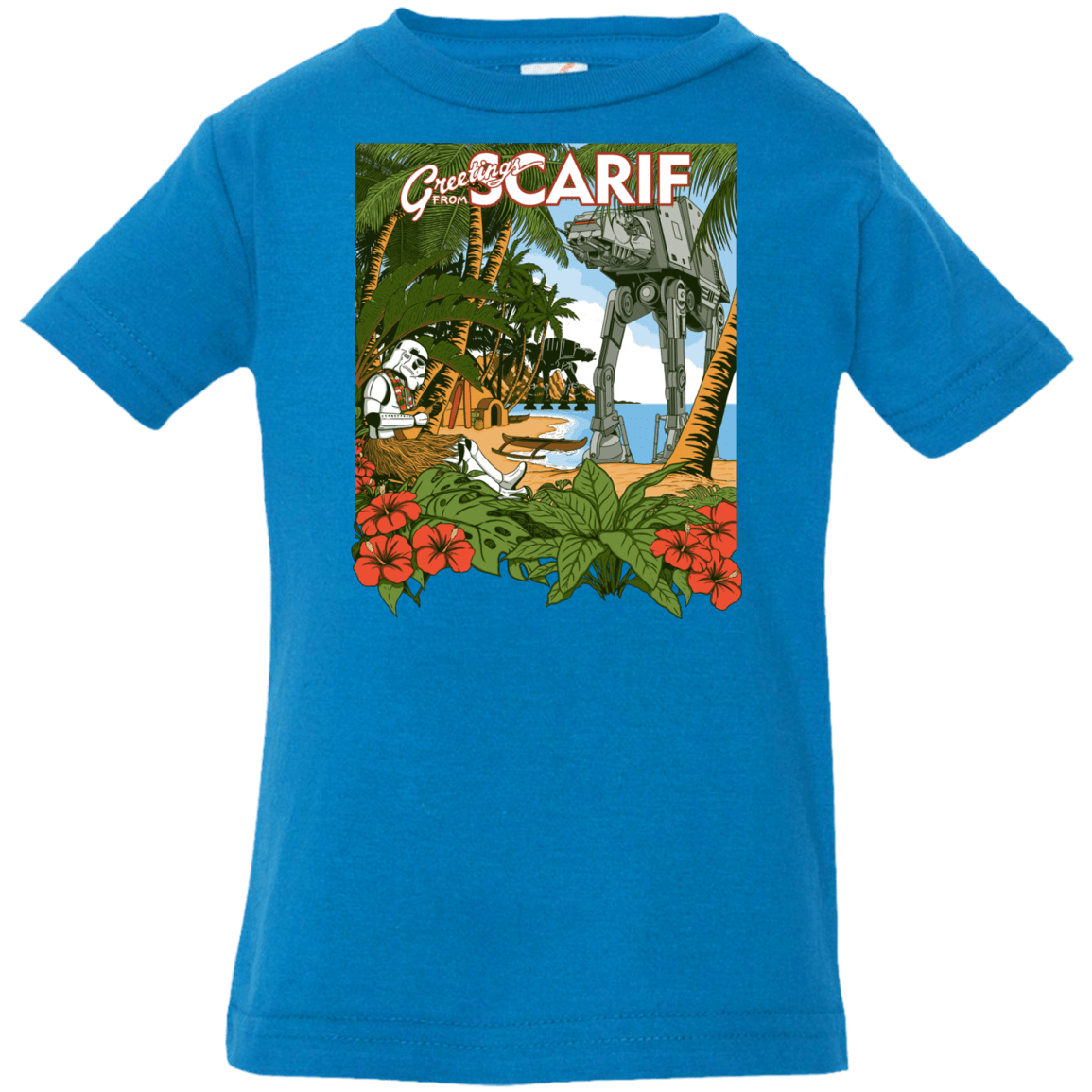 T-Shirts Cobalt / 6 Months Greetings from Scarif Infant Premium T-Shirt