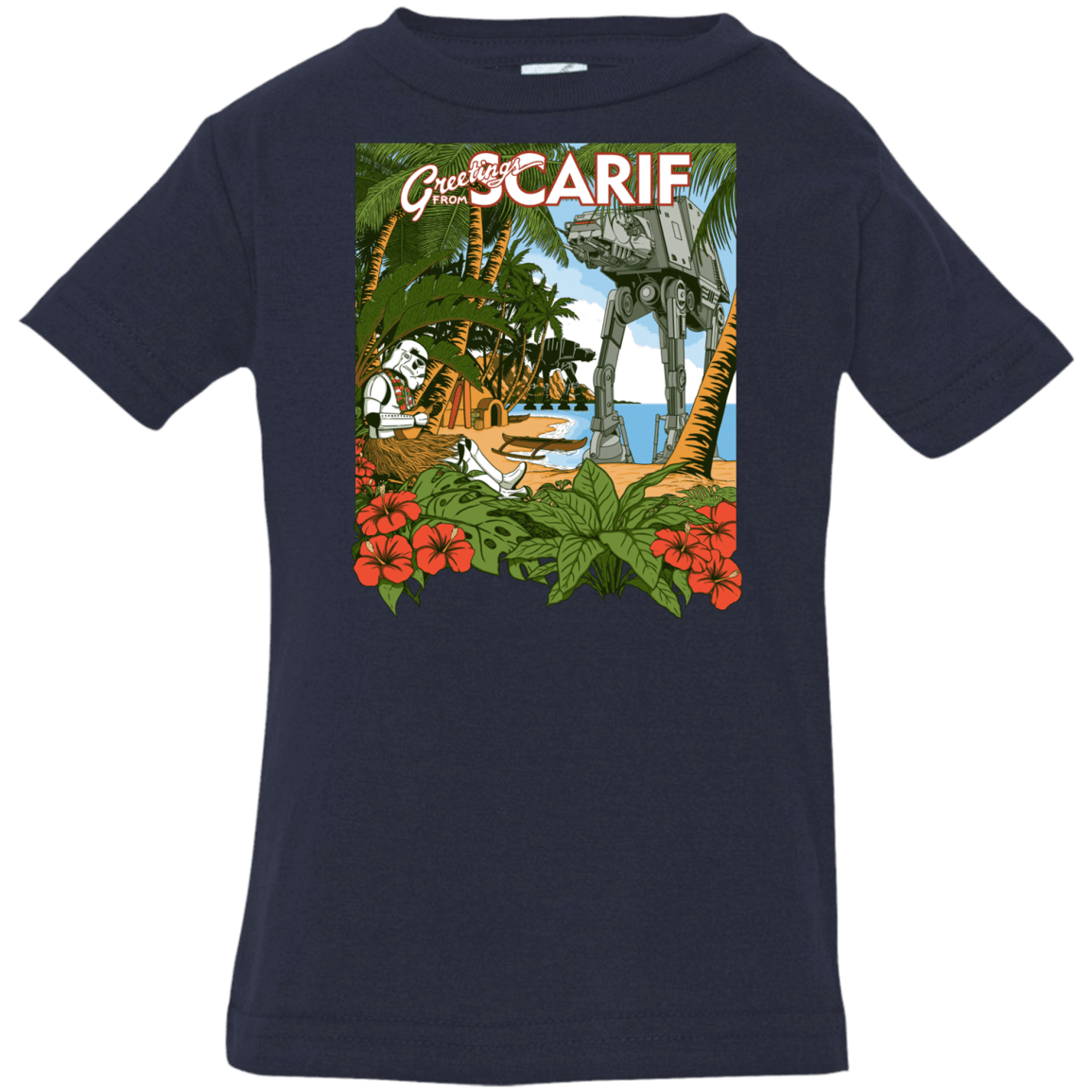 T-Shirts Navy / 6 Months Greetings from Scarif Infant Premium T-Shirt