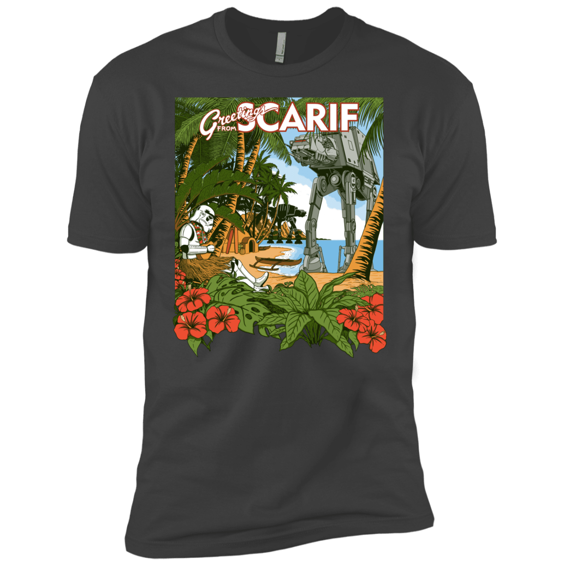 T-Shirts Heavy Metal / X-Small Greetings from Scarif Men's Premium T-Shirt