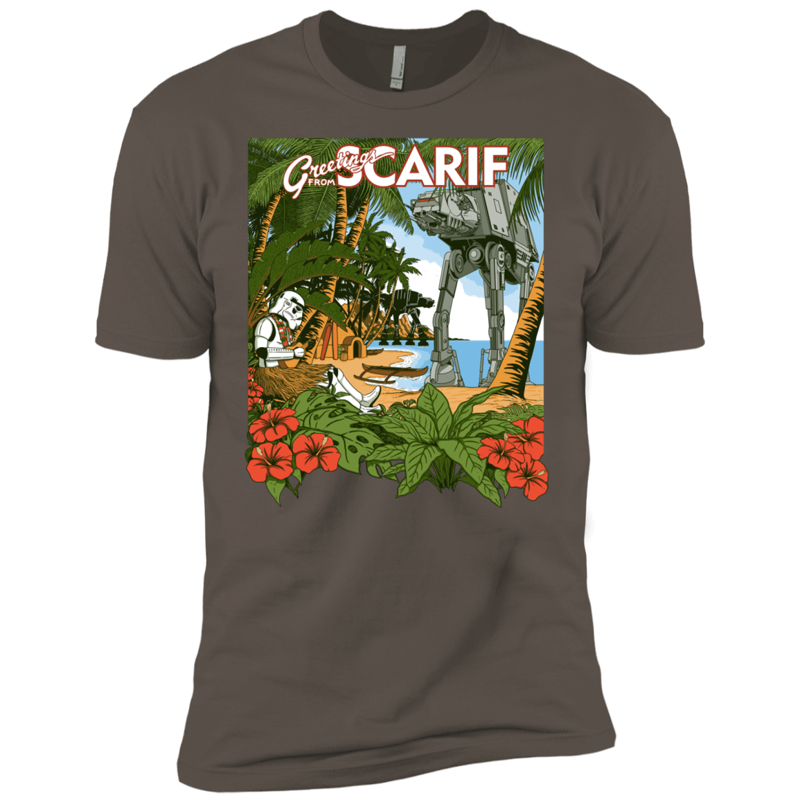 T-Shirts Warm Grey / X-Small Greetings from Scarif Men's Premium T-Shirt