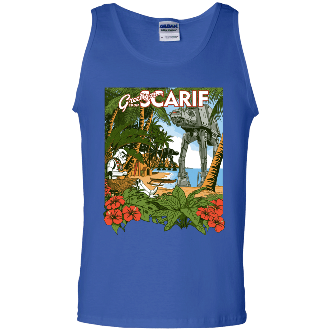 T-Shirts Royal / S Greetings from Scarif Men's Tank Top