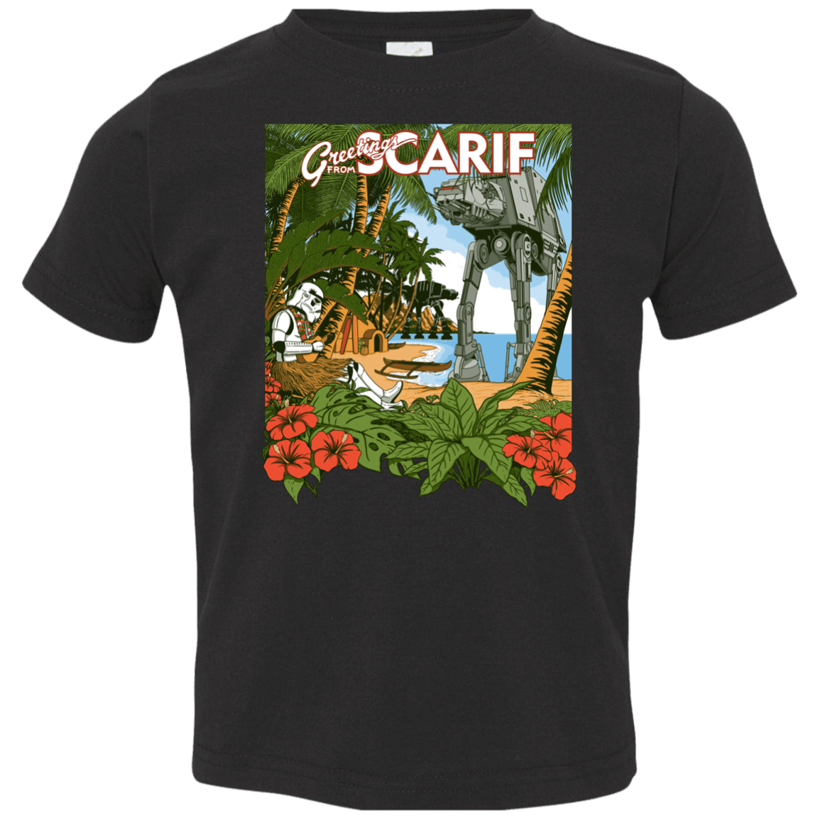 T-Shirts Black / 2T Greetings from Scarif Toddler Premium T-Shirt