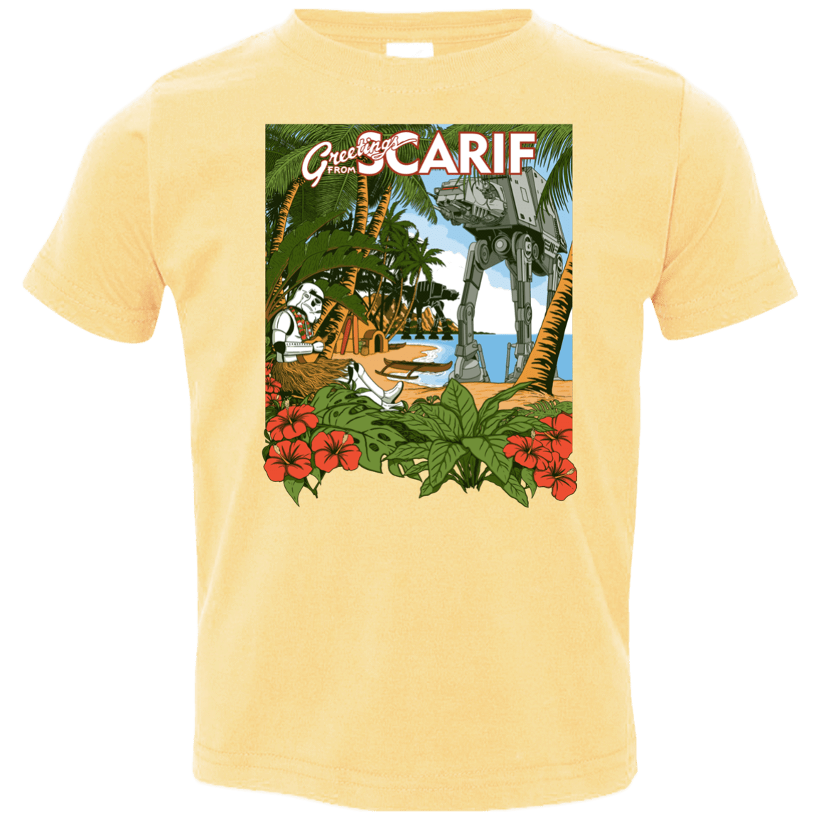 T-Shirts Butter / 2T Greetings from Scarif Toddler Premium T-Shirt