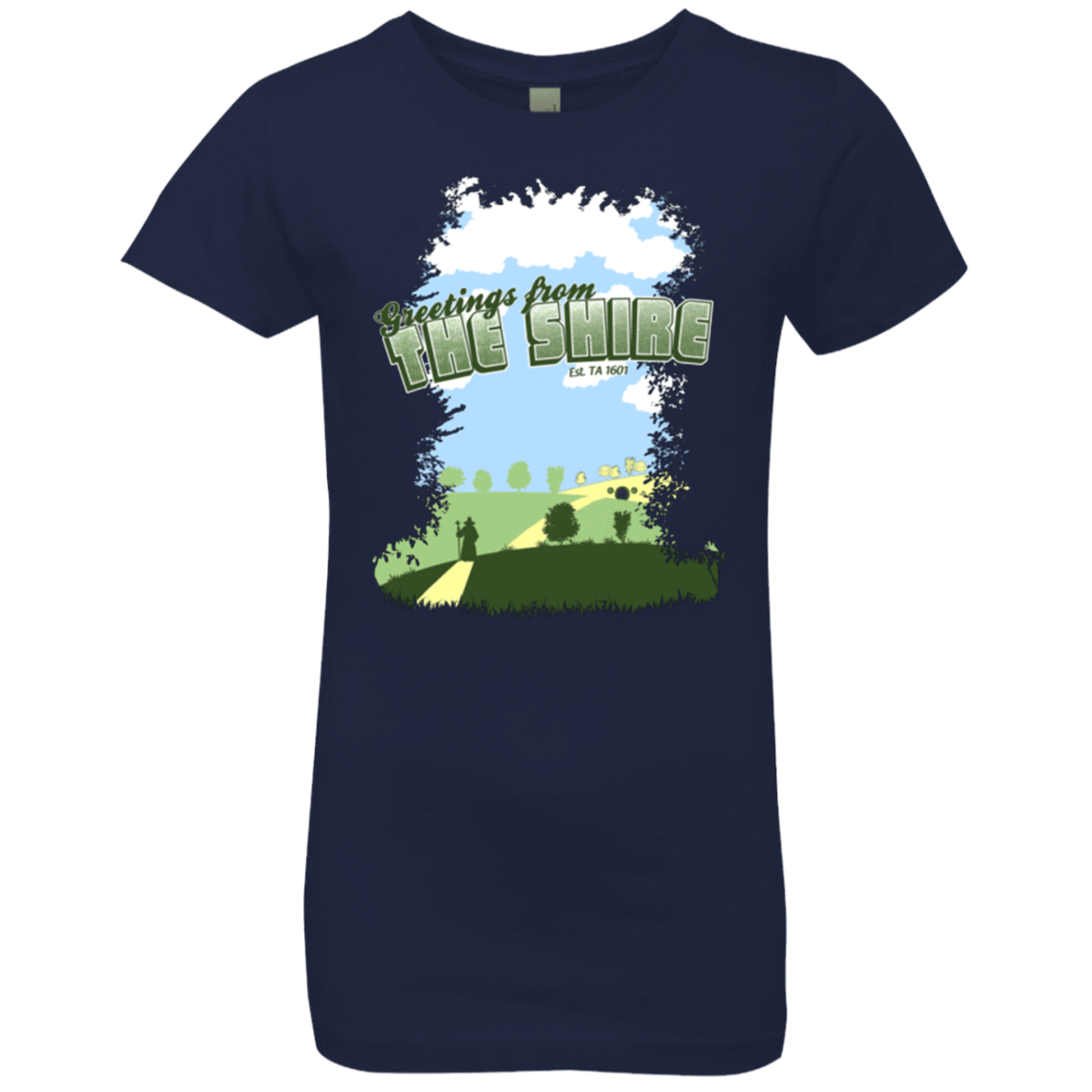 T-Shirts Midnight Navy / YXS Greetings From Shire Girls Premium T-Shirt