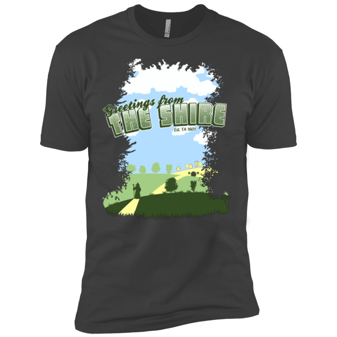 T-Shirts Heavy Metal / X-Small Greetings From Shire Men's Premium T-Shirt