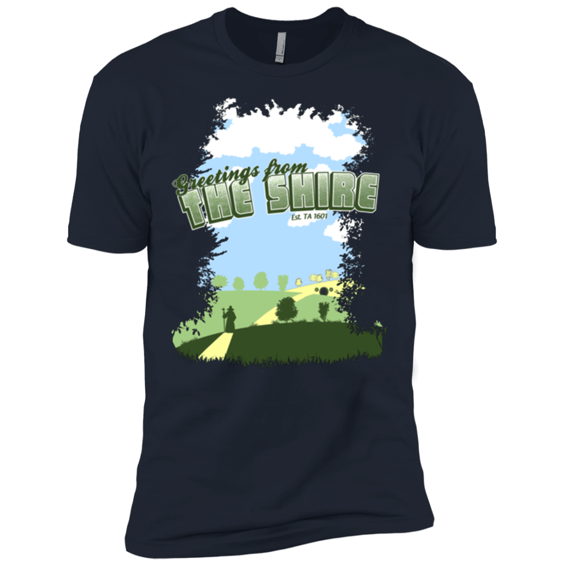 T-Shirts Midnight Navy / X-Small Greetings From Shire Men's Premium T-Shirt