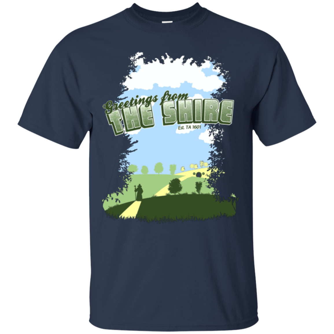 T-Shirts Navy / Small Greetings From Shire T-Shirt
