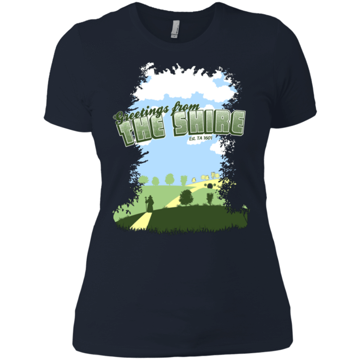 T-Shirts Midnight Navy / X-Small Greetings From Shire Women's Premium T-Shirt
