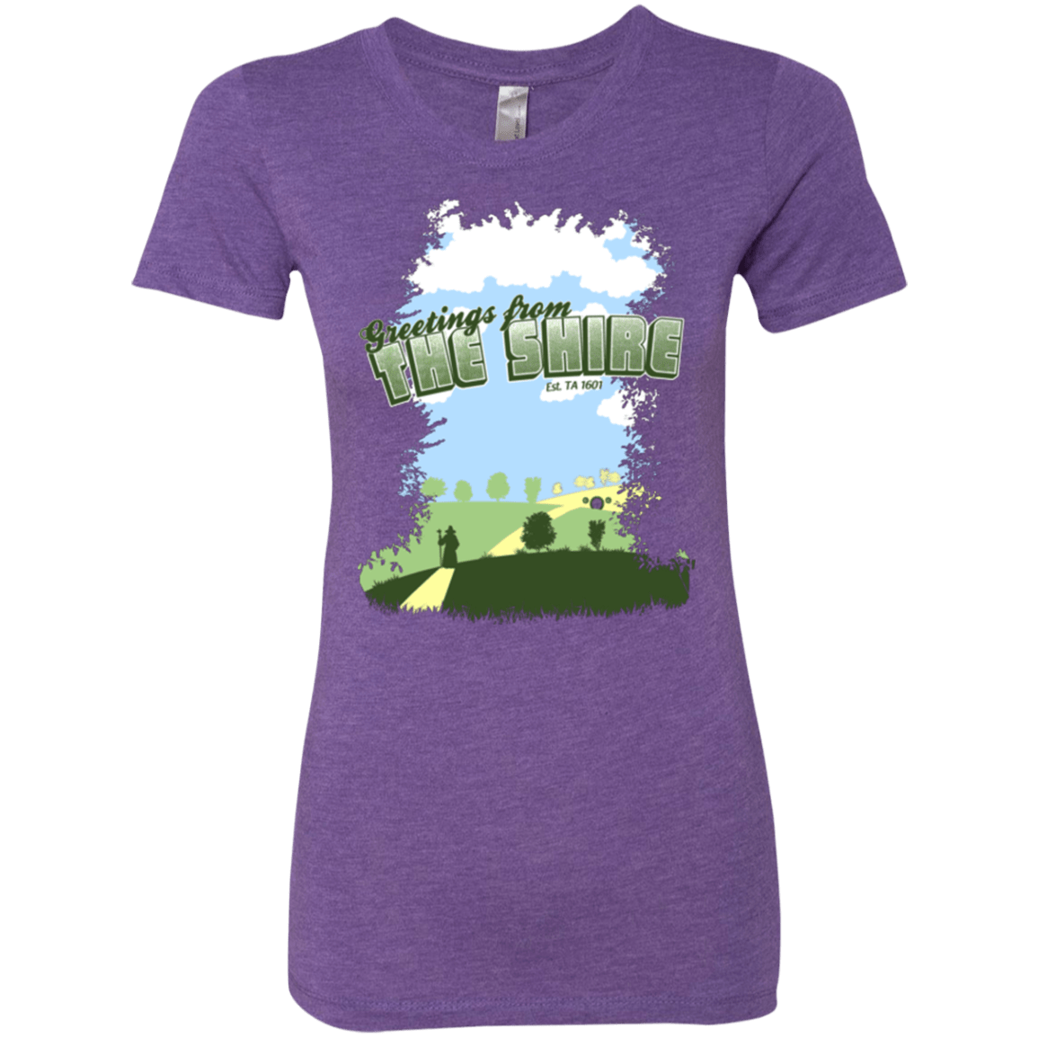 T-Shirts Purple Rush / Small Greetings From Shire Women's Triblend T-Shirt
