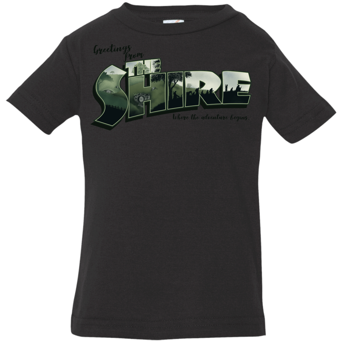 T-Shirts Black / 6 Months Greetings from the Shire Infant Premium T-Shirt