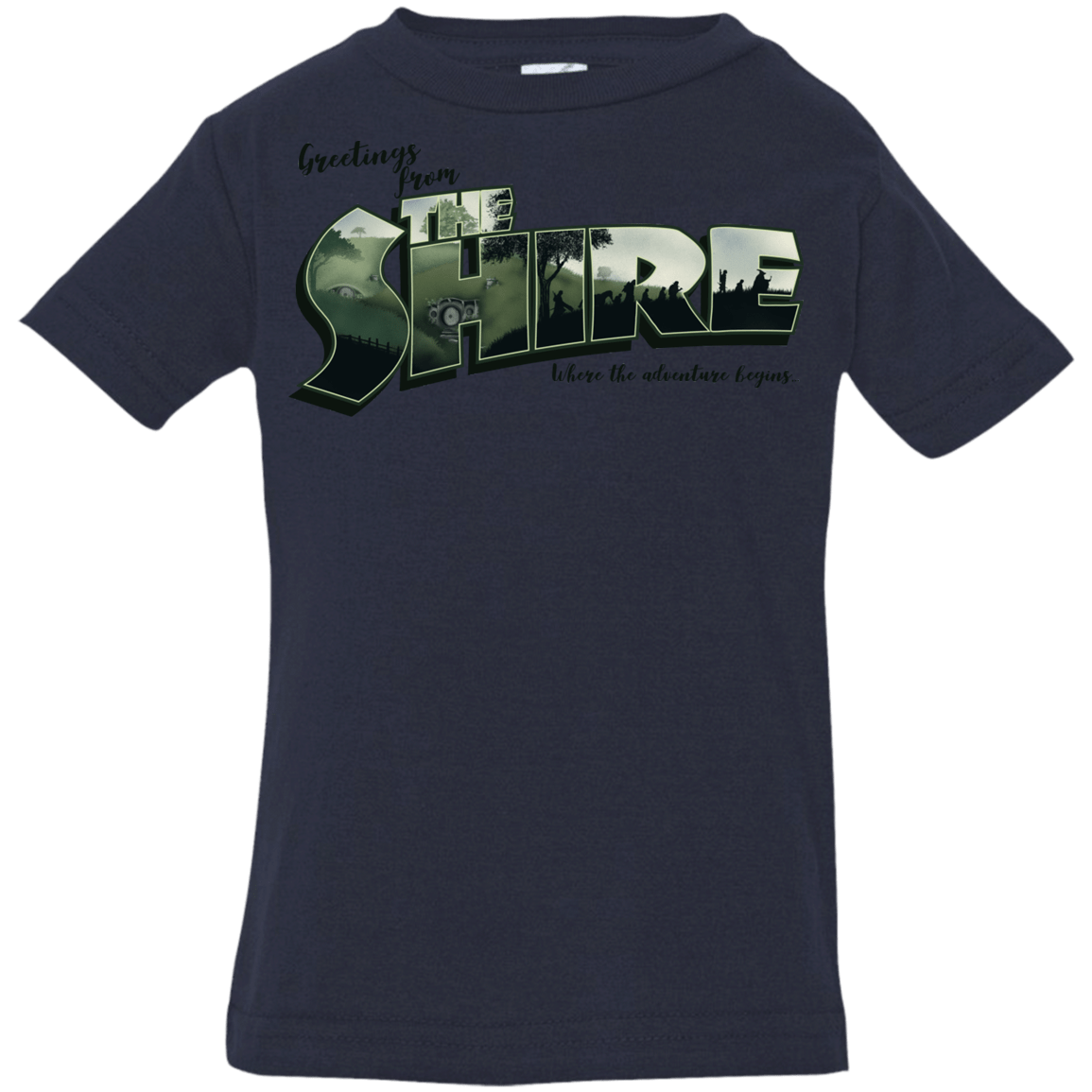 T-Shirts Navy / 6 Months Greetings from the Shire Infant Premium T-Shirt