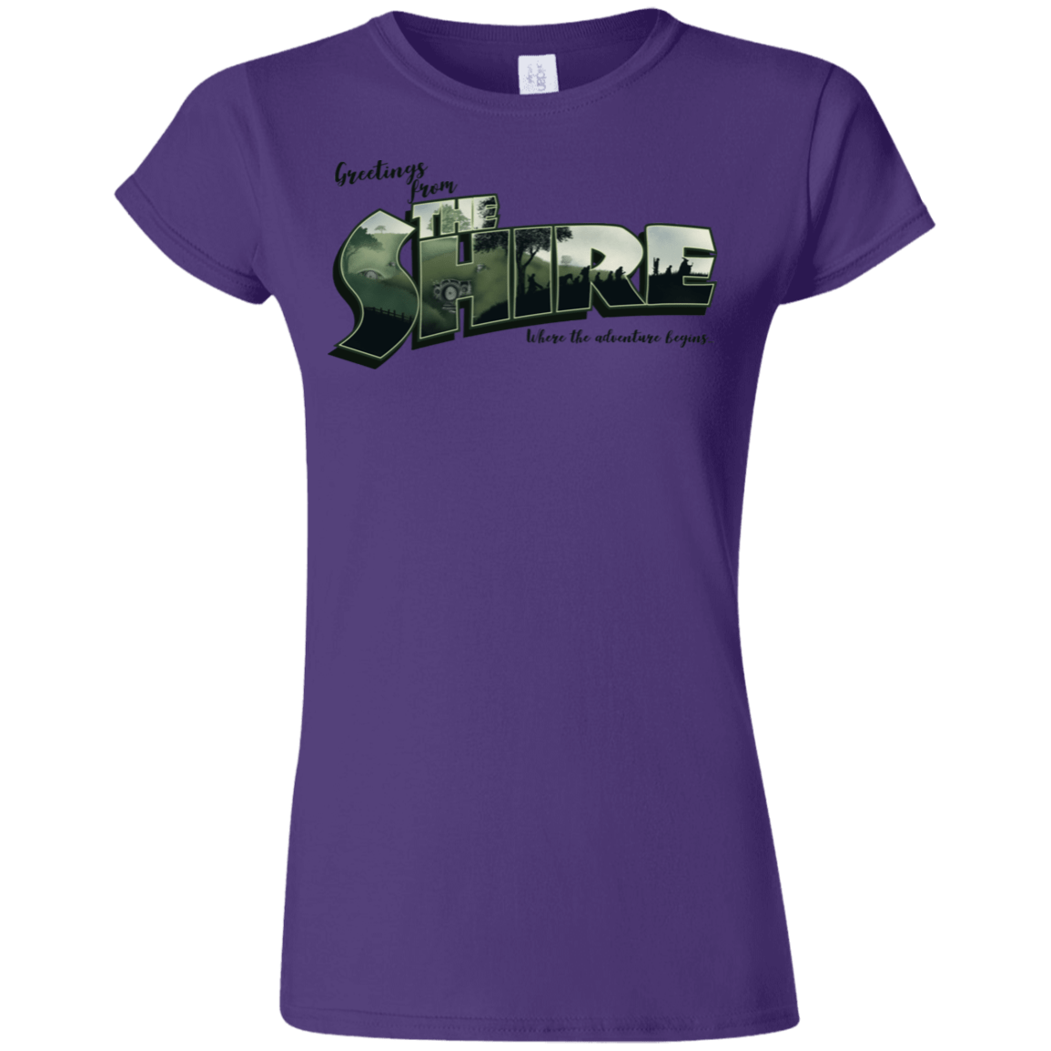 T-Shirts Purple / S Greetings from the Shire Junior Slimmer-Fit T-Shirt