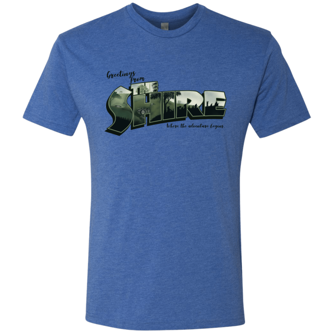 T-Shirts Vintage Royal / S Greetings from the Shire Men's Triblend T-Shirt