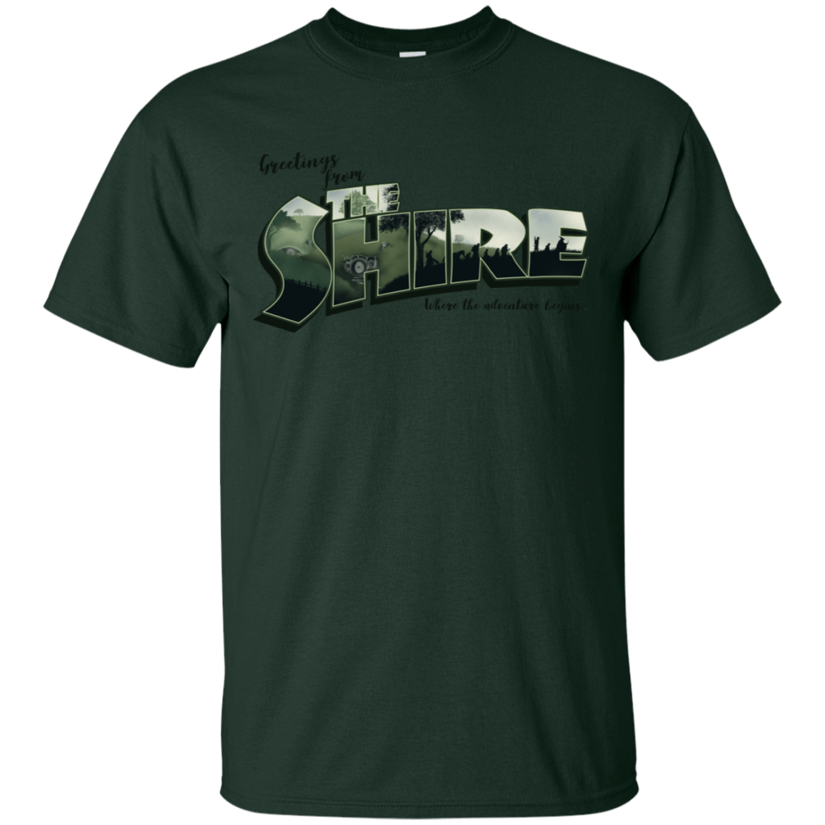 T-Shirts Forest / S Greetings from the Shire T-Shirt