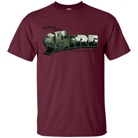 T-Shirts Maroon / S Greetings from the Shire T-Shirt