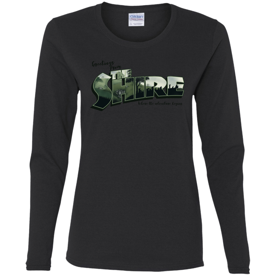 T-Shirts Black / S Greetings from the Shire Women's Long Sleeve T-Shirt