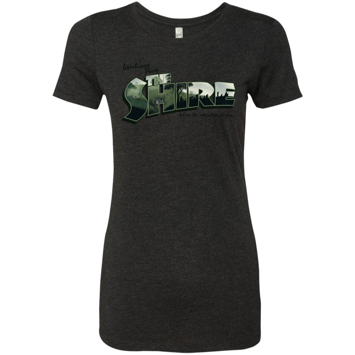 T-Shirts Vintage Black / S Greetings from the Shire Women's Triblend T-Shirt