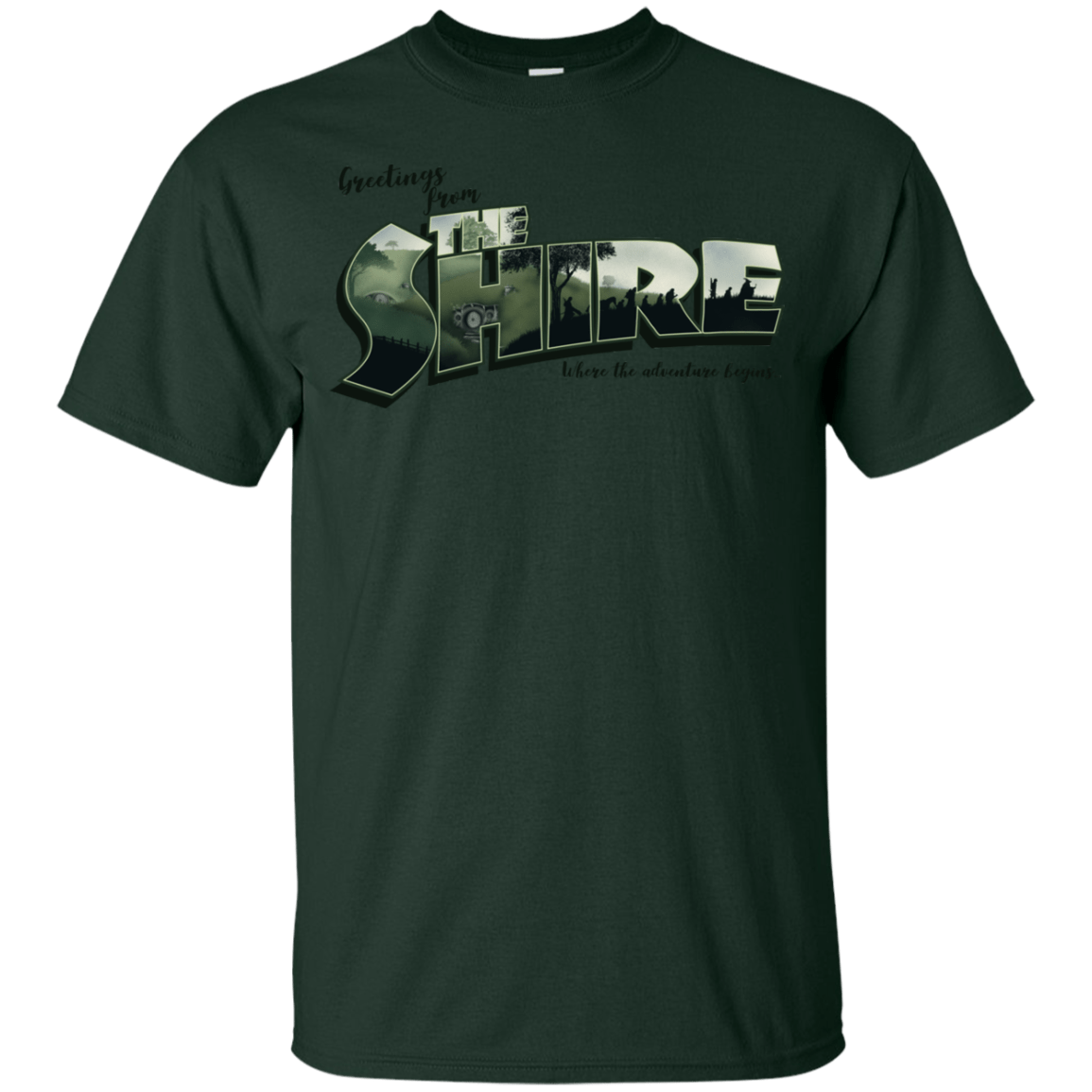 T-Shirts Forest / YXS Greetings from the Shire Youth T-Shirt