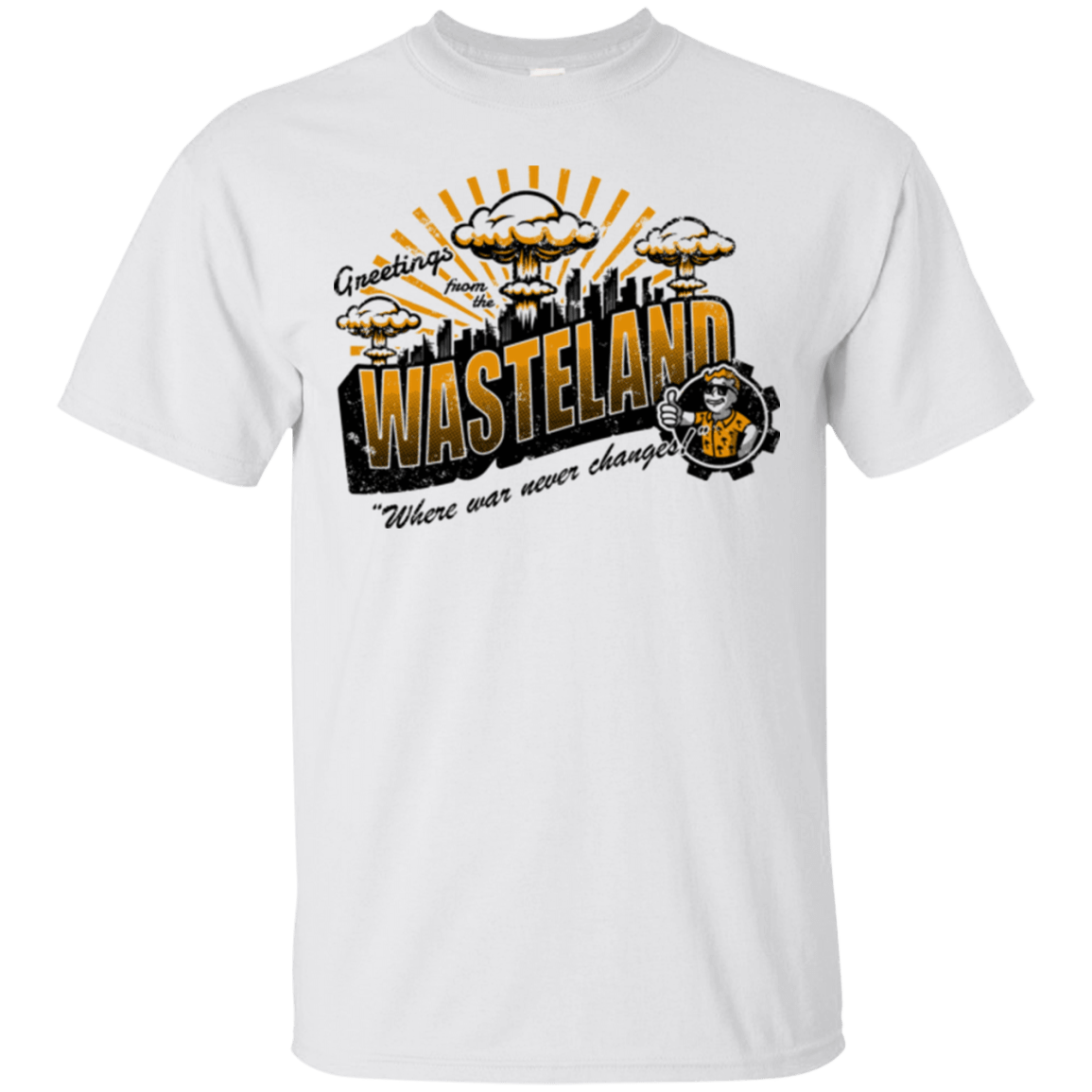 T-Shirts White / Small Greetings from the Wasteland! T-Shirt