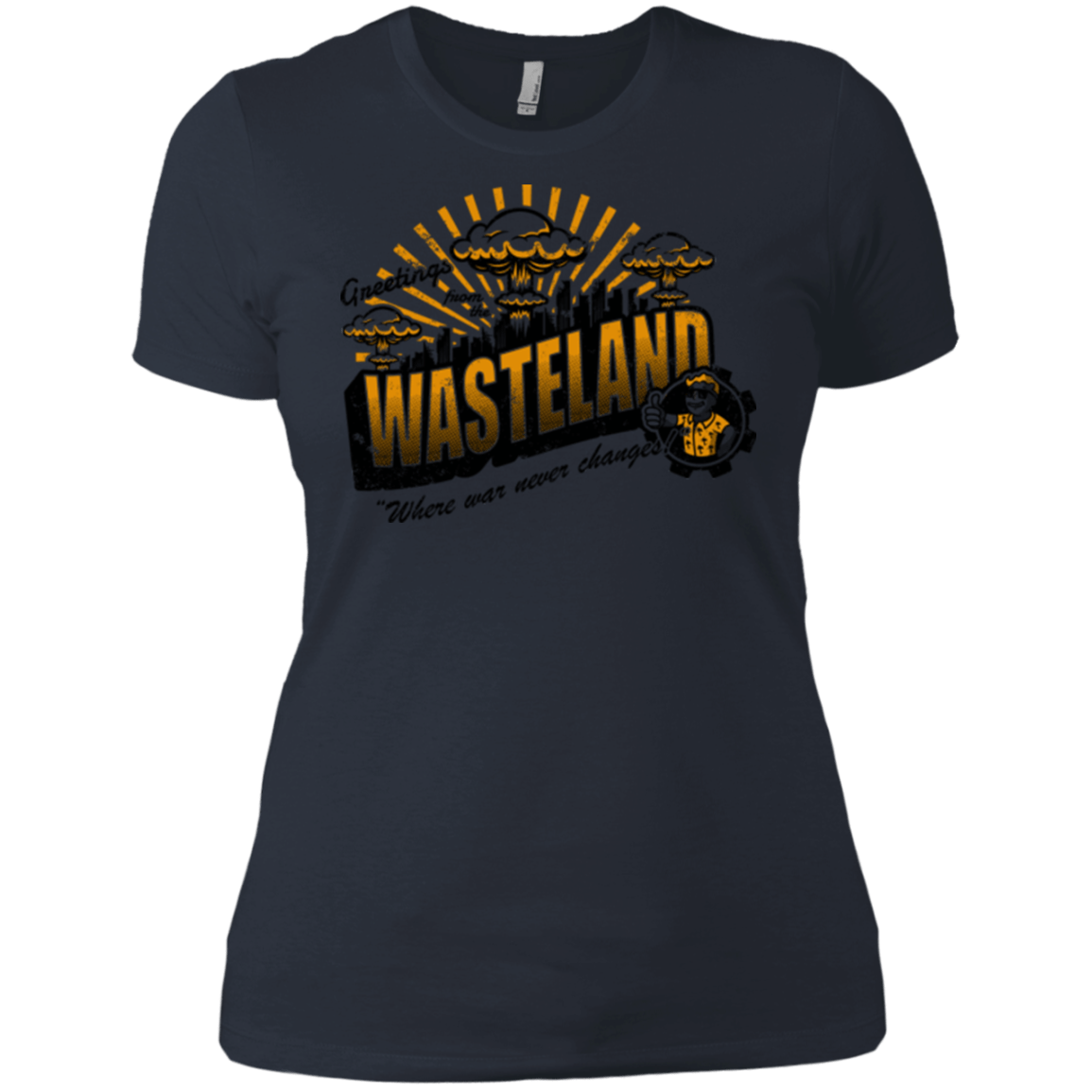 T-Shirts Indigo / X-Small Greetings from the Wasteland! Women's Premium T-Shirt