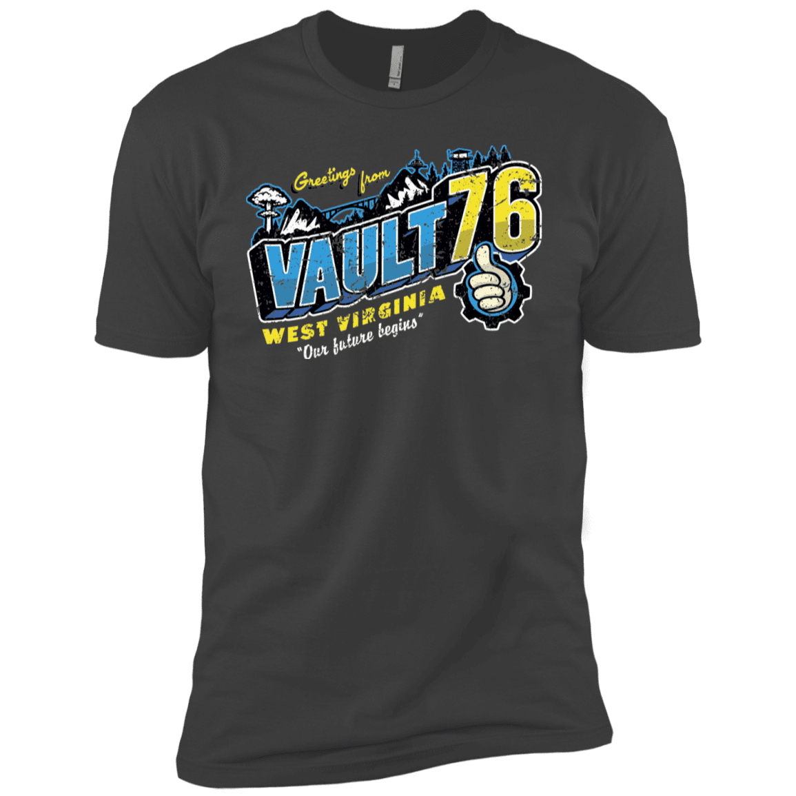 T-Shirts Heavy Metal / YXS Greetings from WV Vault Boys Premium T-Shirt