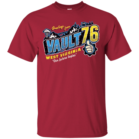 T-Shirts Cardinal / S Greetings from WV Vault T-Shirt