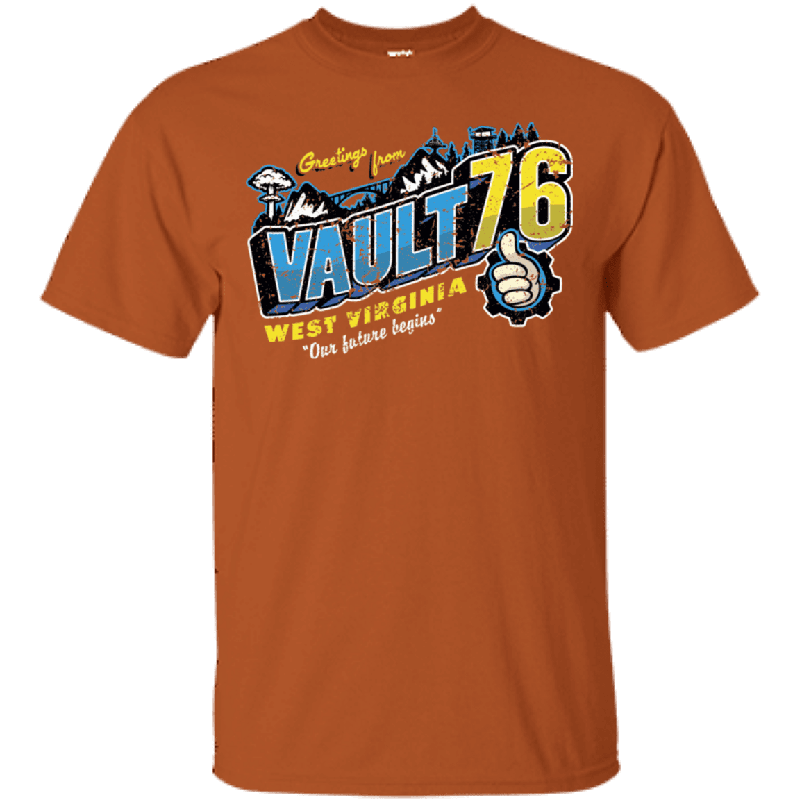 T-Shirts Texas Orange / S Greetings from WV Vault T-Shirt