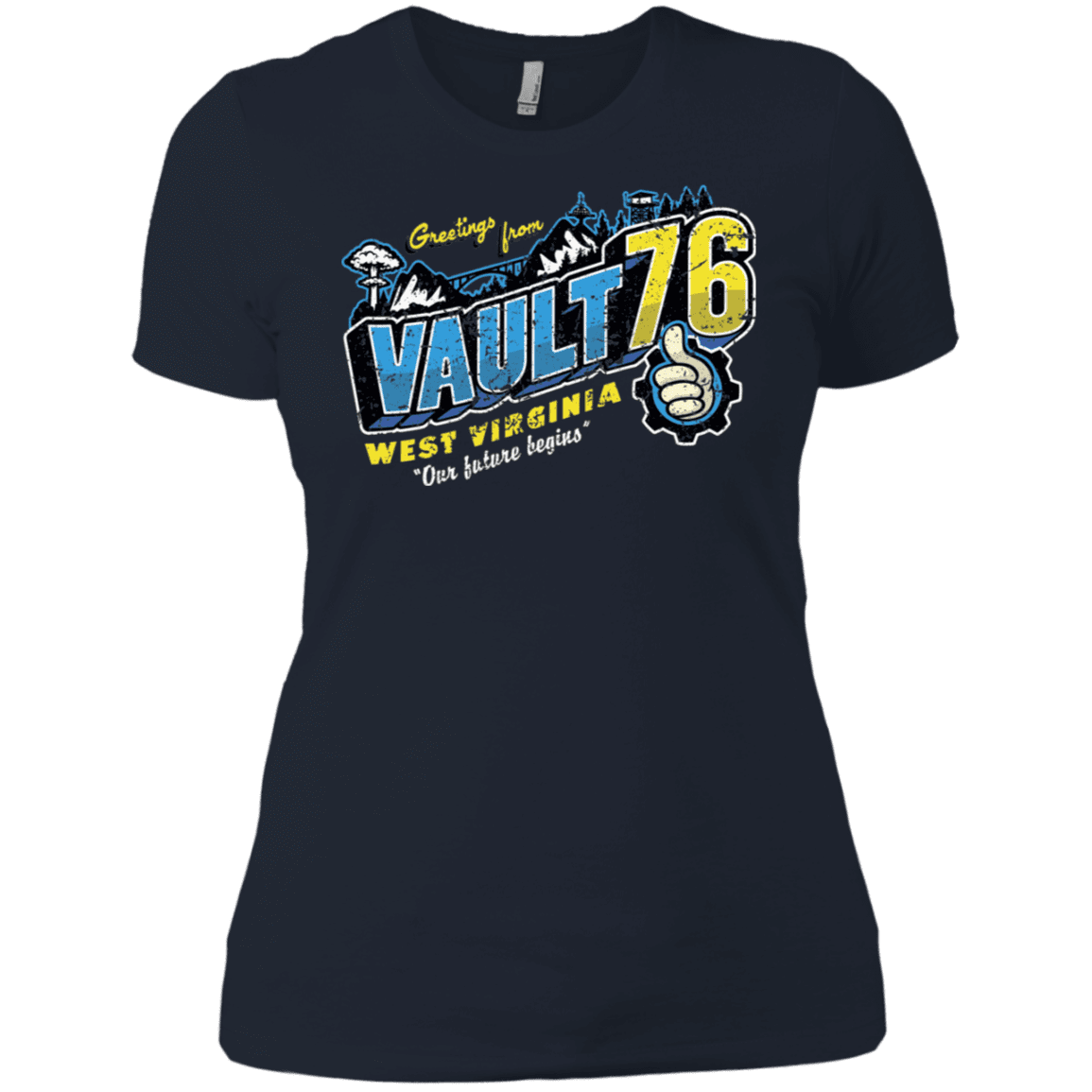 T-Shirts Midnight Navy / X-Small Greetings from WV Vault Women's Premium T-Shirt