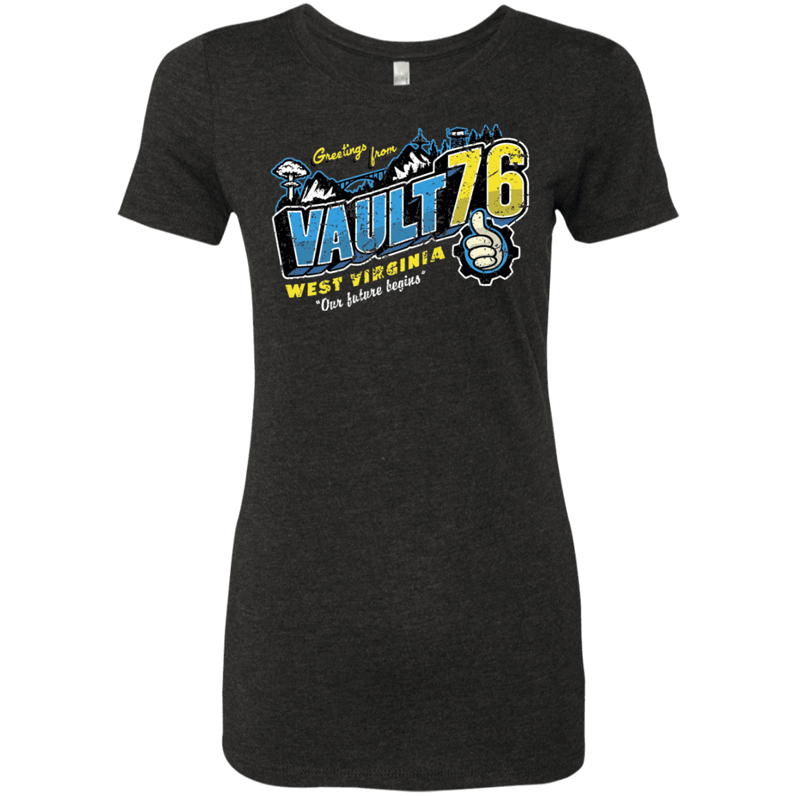 T-Shirts Vintage Black / S Greetings from WV Vault Women's Triblend T-Shirt