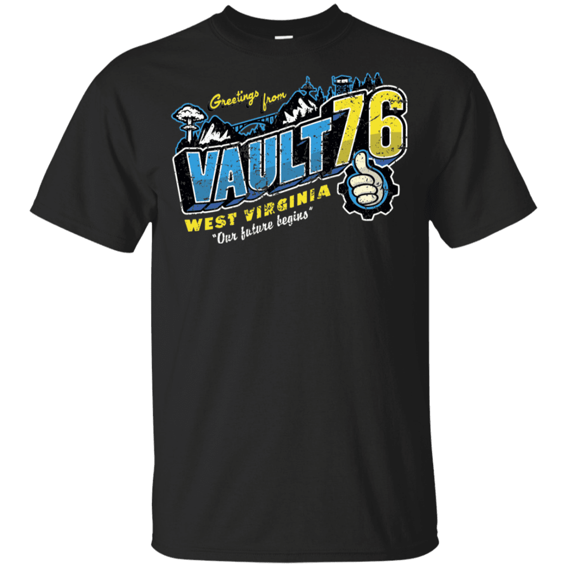 T-Shirts Black / YXS Greetings from WV Vault Youth T-Shirt