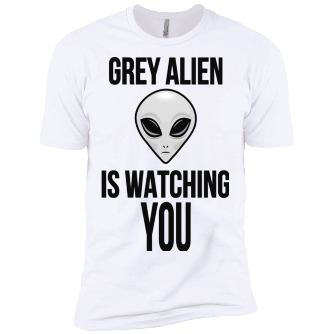 T-Shirts White / X-Small Grey Alien Men's Premium T-Shirt