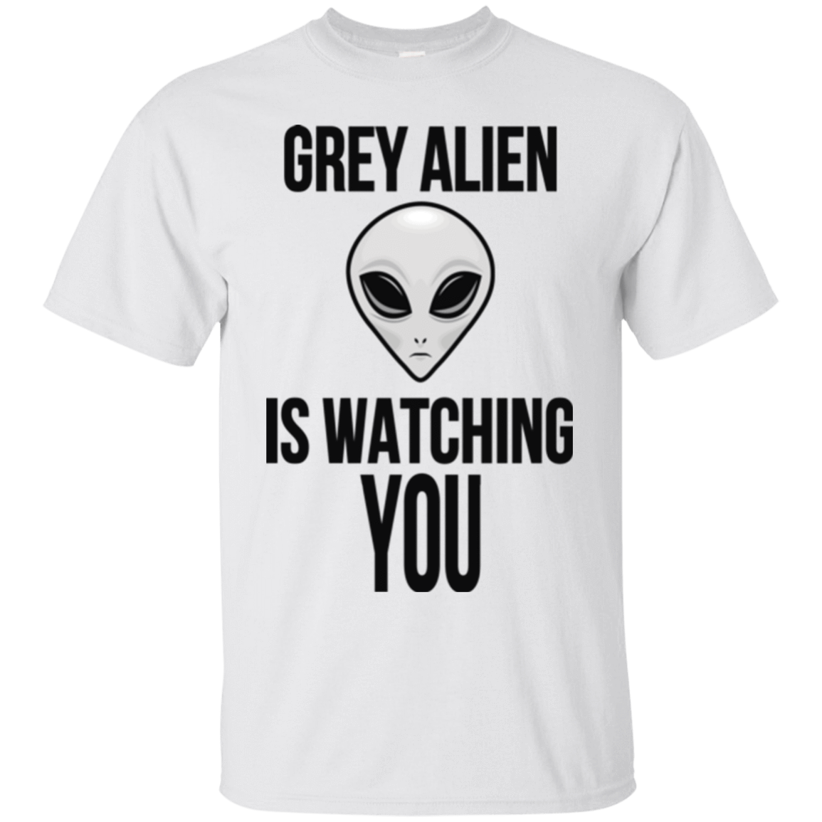 T-Shirts White / Small Grey Alien T-Shirt