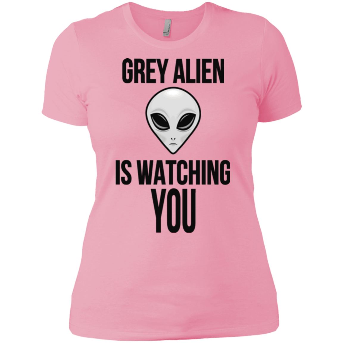 T-Shirts Light Pink / X-Small Grey Alien Women's Premium T-Shirt