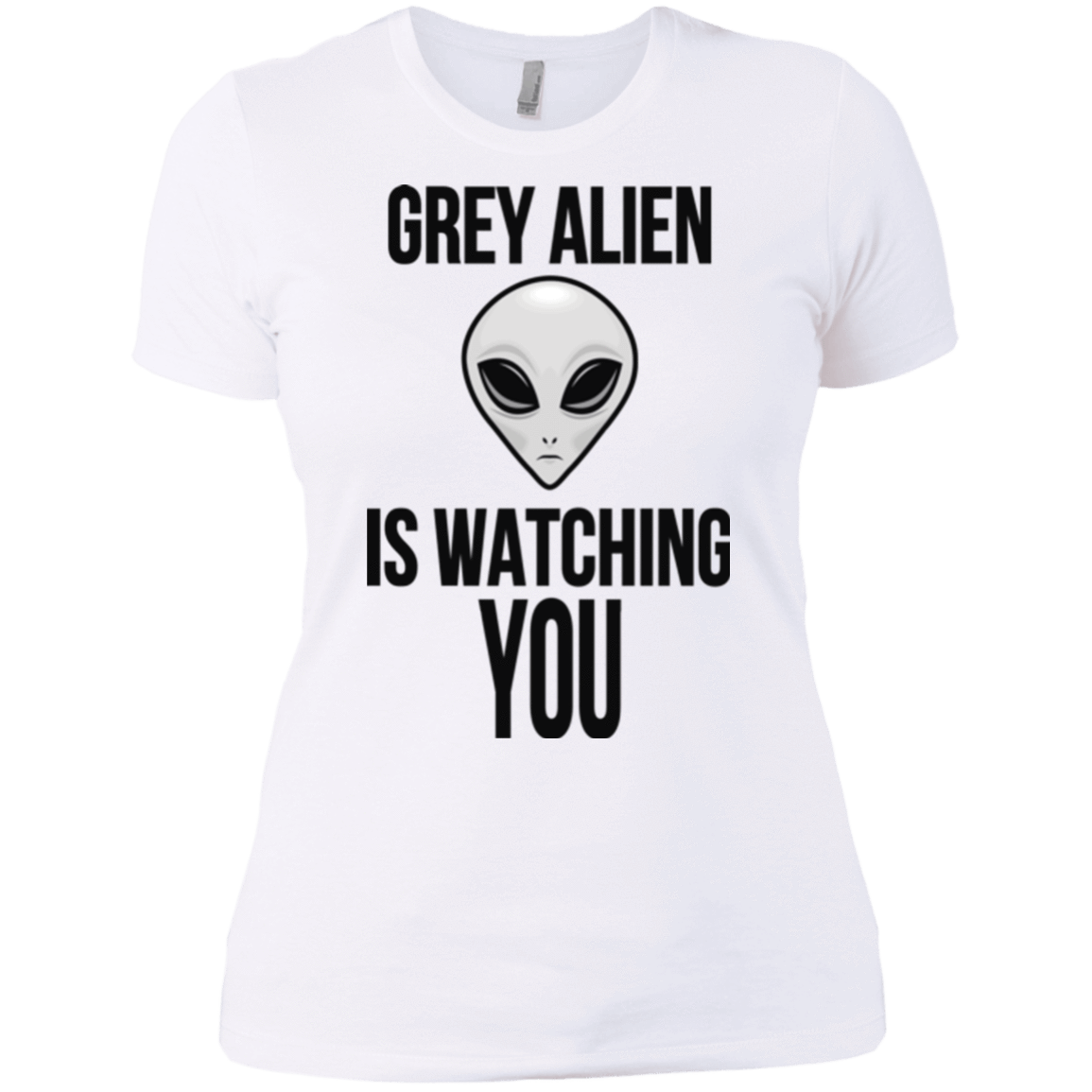 T-Shirts White / X-Small Grey Alien Women's Premium T-Shirt