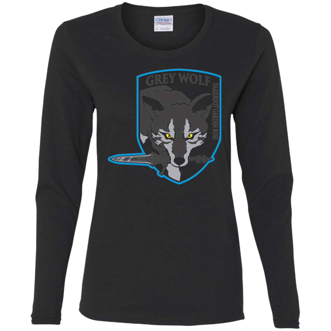 T-Shirts Black / S Greywolf Women's Long Sleeve T-Shirt