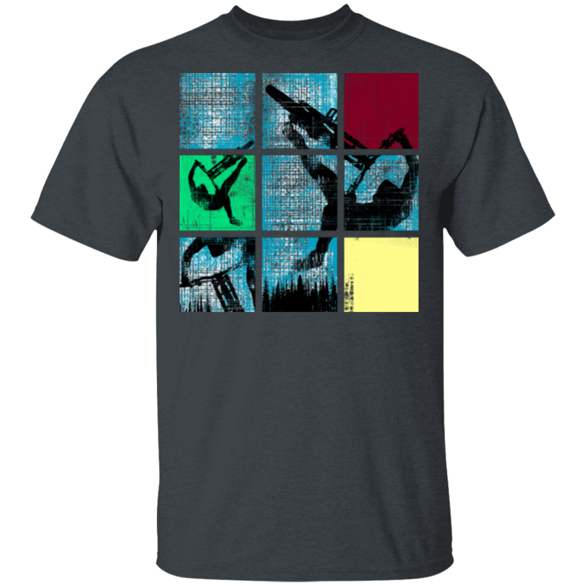 T-Shirts Dark Heather / S Grid Ride T-Shirt