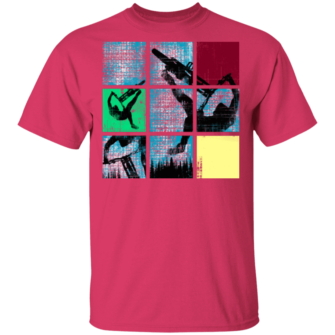 T-Shirts Heliconia / S Grid Ride T-Shirt