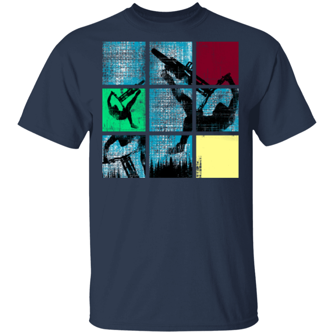 T-Shirts Navy / S Grid Ride T-Shirt