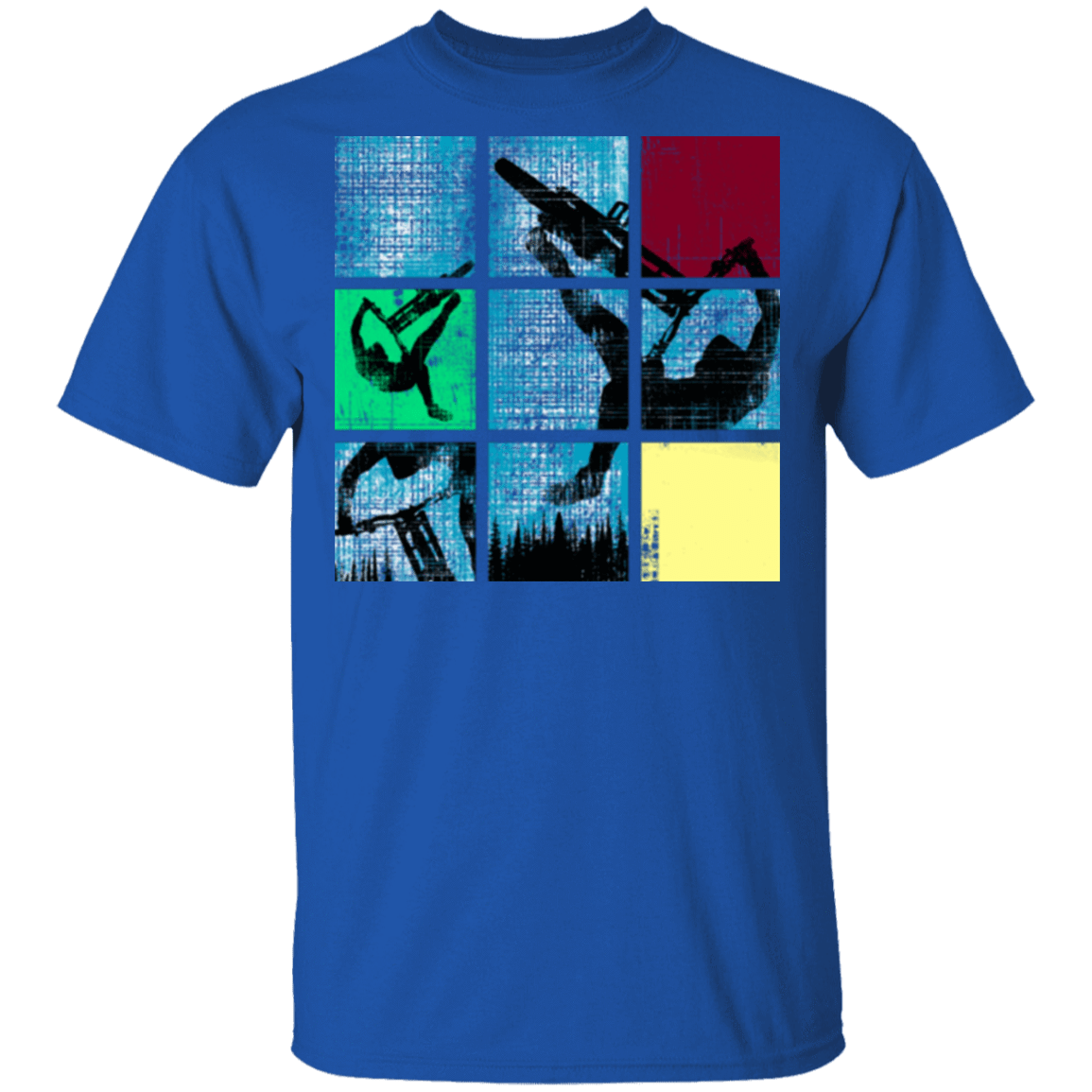 T-Shirts Royal / S Grid Ride T-Shirt