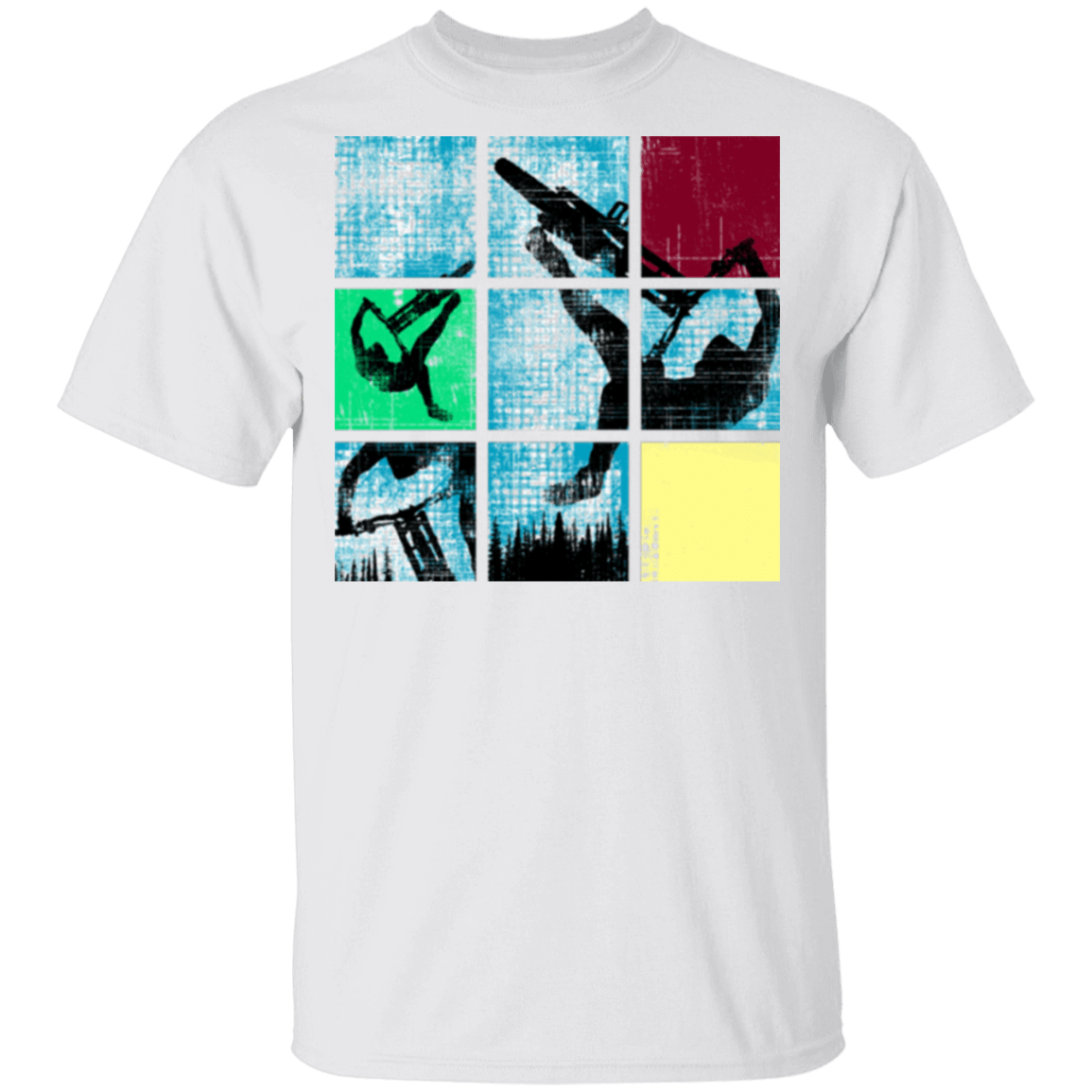 T-Shirts White / S Grid Ride T-Shirt