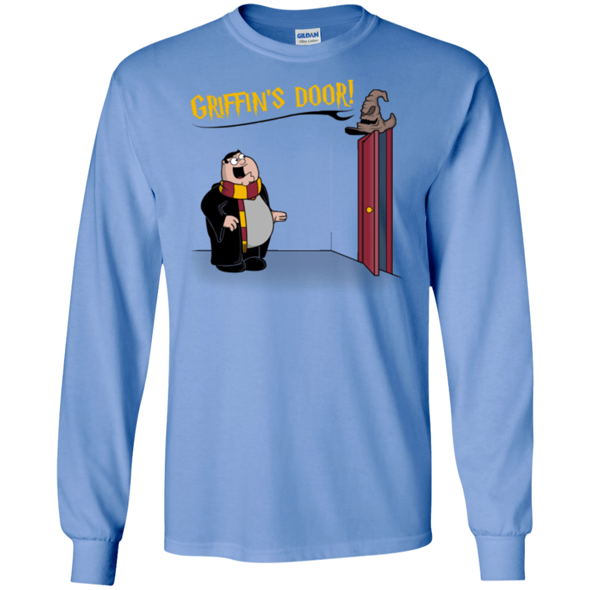 T-Shirts Carolina Blue / S Griffins Door Men's Long Sleeve T-Shirt